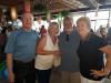 Rick & Frank, best friends since 5th grade, with their wives Mary & Terry at Fager’s. photo by Frank DelPiano